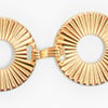 Gold Circle Chain Belt, gold, swatch