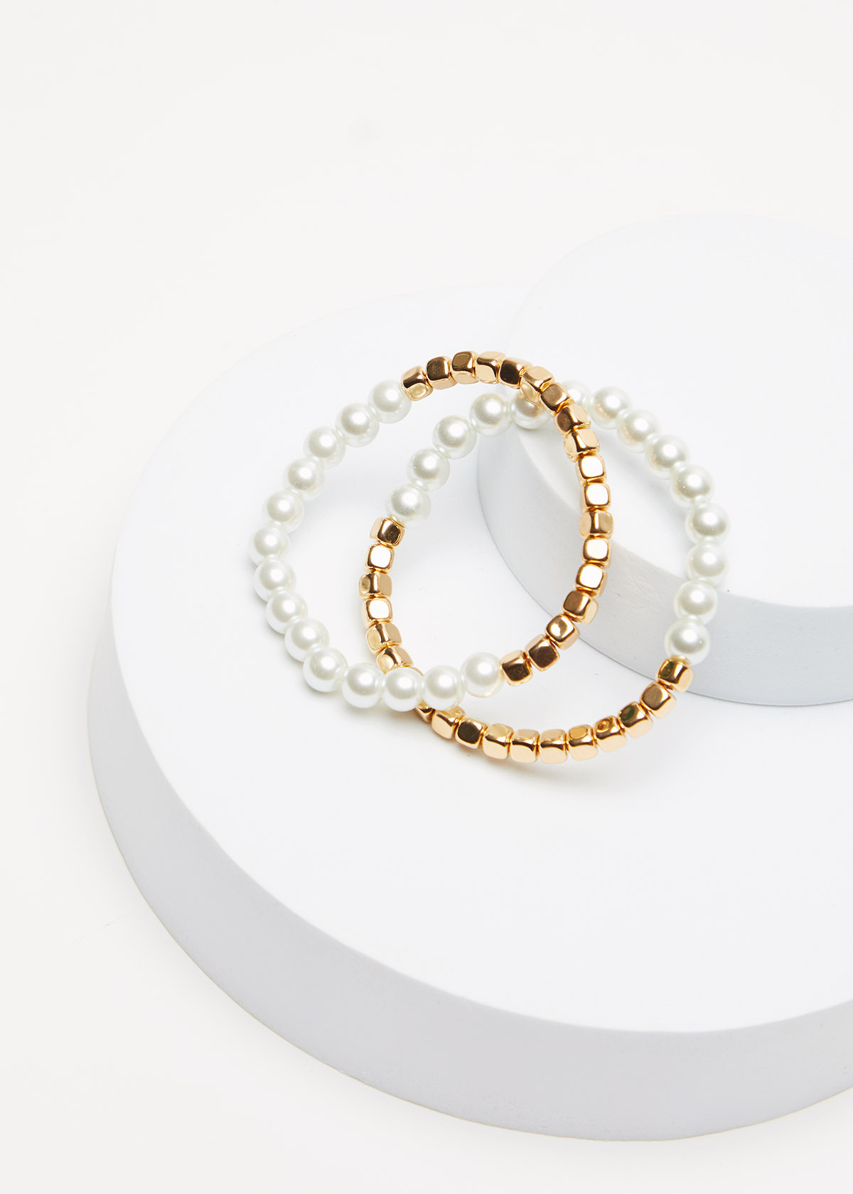 Shop Pearl & Metal Bracelet Set Accessories Taking Shape AU