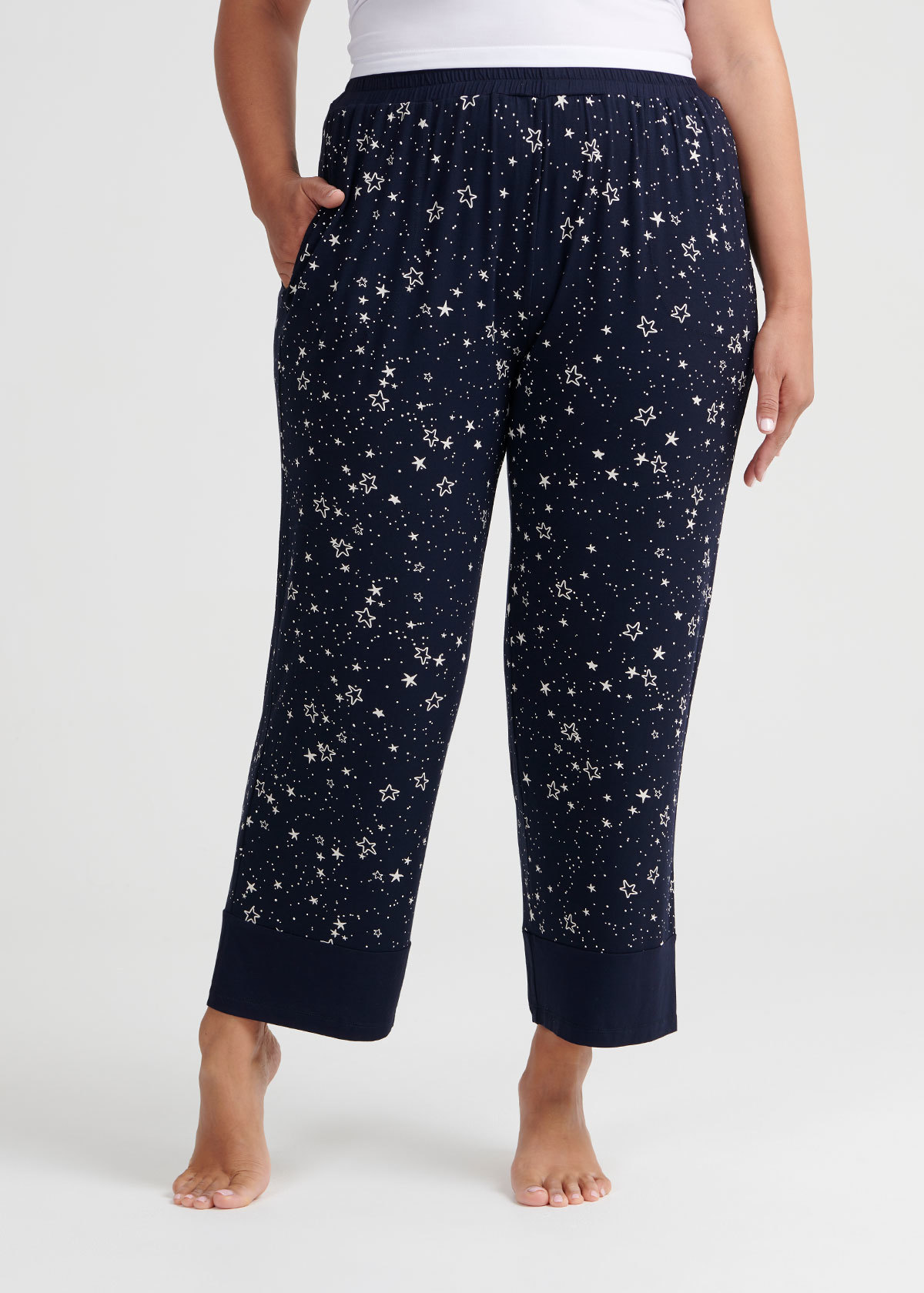 Shop Plus Size Starry Night Pj Pant in Print | Taking Shape AU