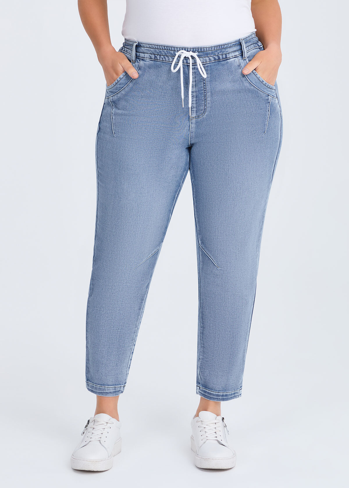 Denim Drawstring Jogger
