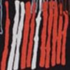 Lantern Pocket Natural Print Pant, black/orange print, swatch