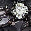 Interchangeable Jewel Upper, black, swatch