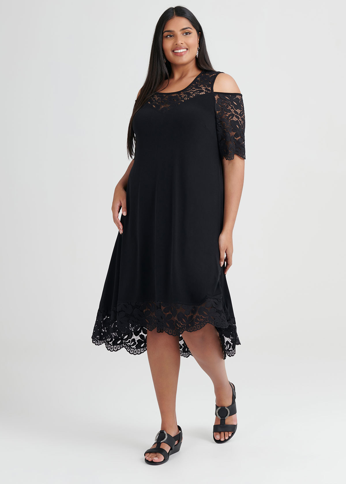 Shop Plus Size Daydream Dress in Black | Taking Shape AU