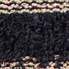 Stripe Fluffy Cardigan, black beige stripe, swatch
