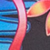 Catalina Twist Fan, black/multi, swatch