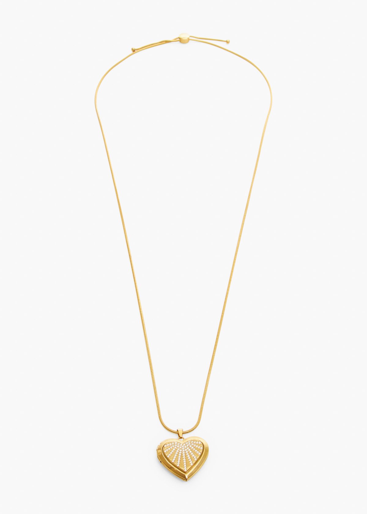 Shop Gold Heart Locket Necklace in Multi | Accessories | Taking Shape AU