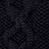 Opaque Cable Knit Tights, black, swatch