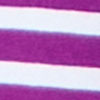 Australian Cotton Stripe T-shirt, deep orchid/white, swatch