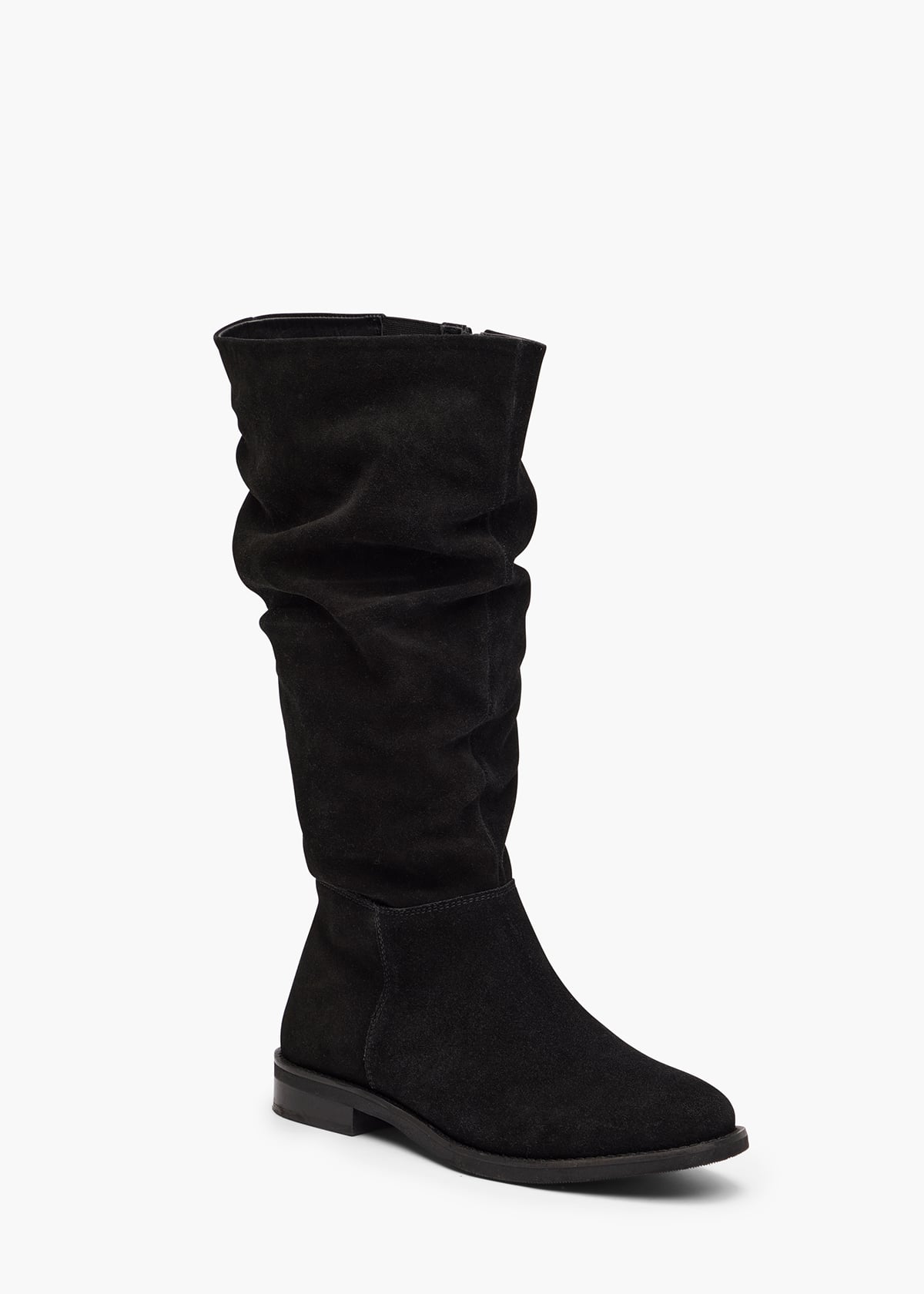 Suede Leather Knee Boot