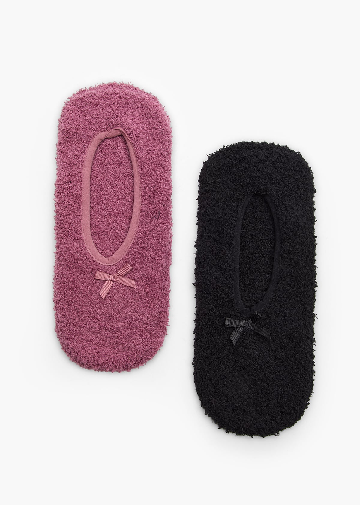 Taking Shape 2 Pack Cosy Slip On Socks in Multi - Women's Accessories