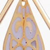 Diamond Print Earrings, gold, swatch