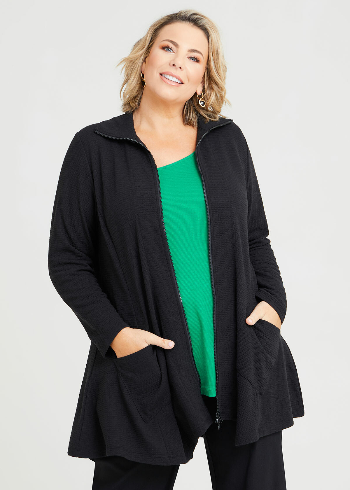 Shop Plus Size Tik Tok Jacket in Black | Taking Shape AU