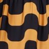 Natural Abstract Waves Dress, black/caramel, swatch