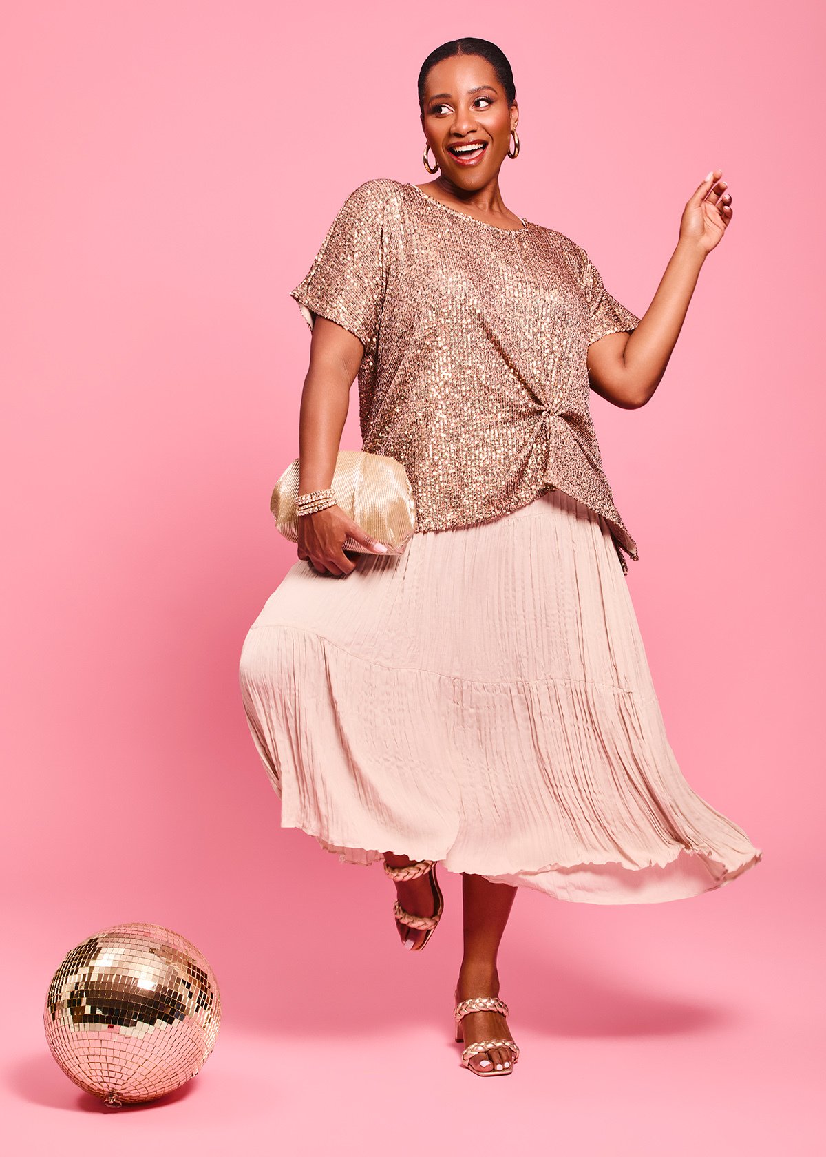 Pleated Enya Dress