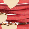 Metallic Clasp Festive Bracelet, red, swatch