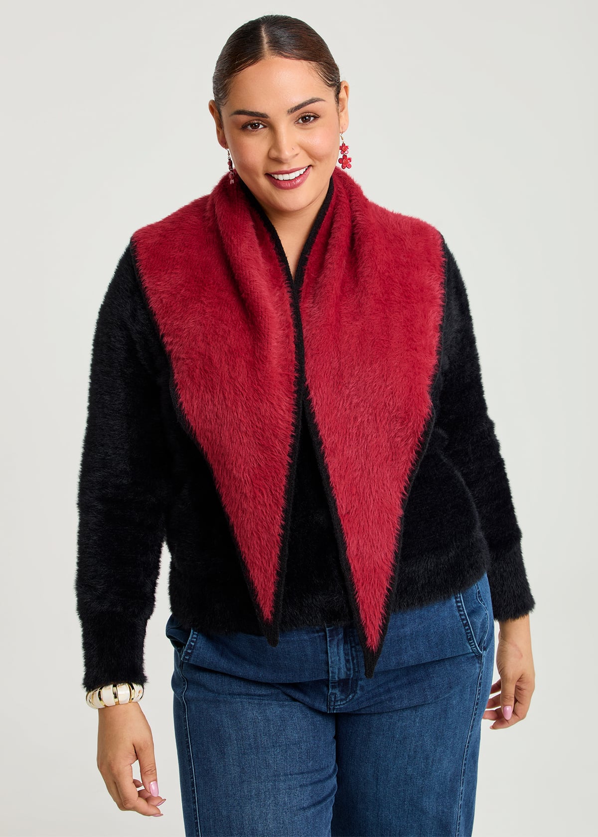 Taking Shape Small Triangle Scarf in RED - Women's Accessories