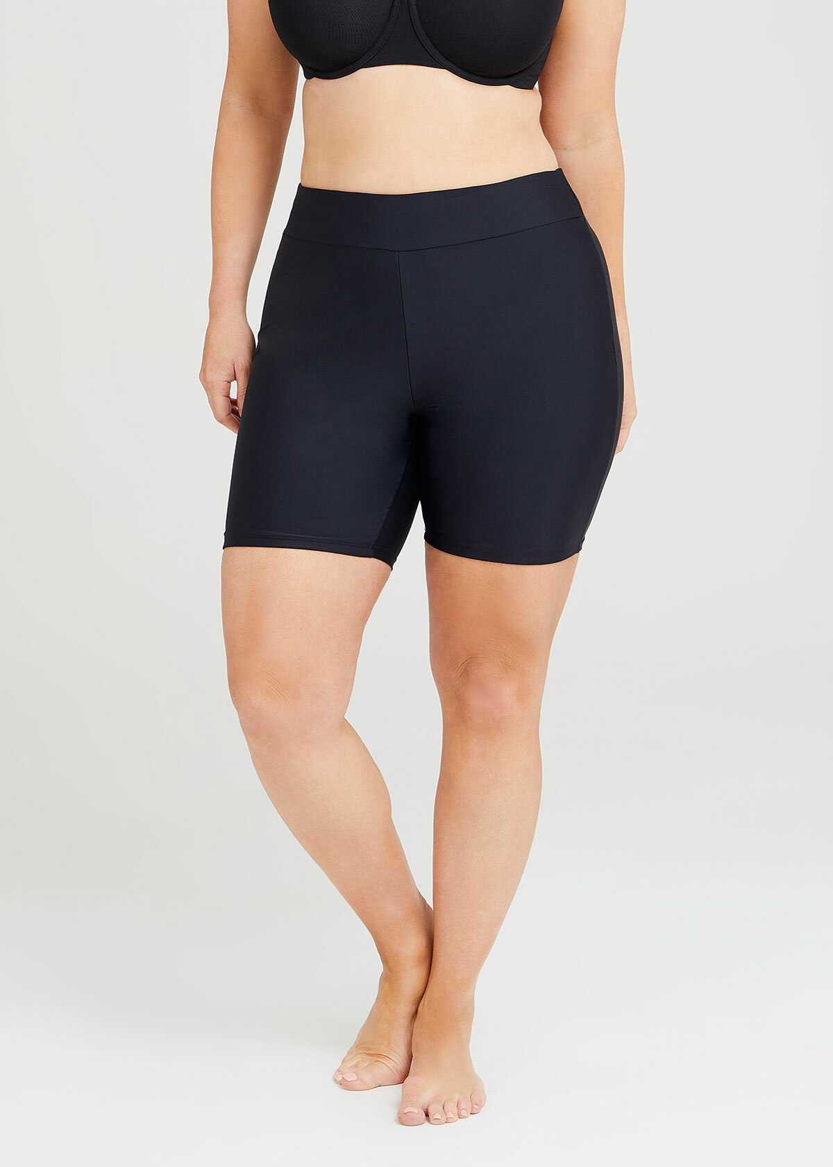 Essential Swim Short in Black in sizes 12 to 24 Taking Shape NZ