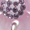 Pretty Multi Flower Earring, lilac, swatch