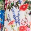 Natural Floral Top, print, swatch