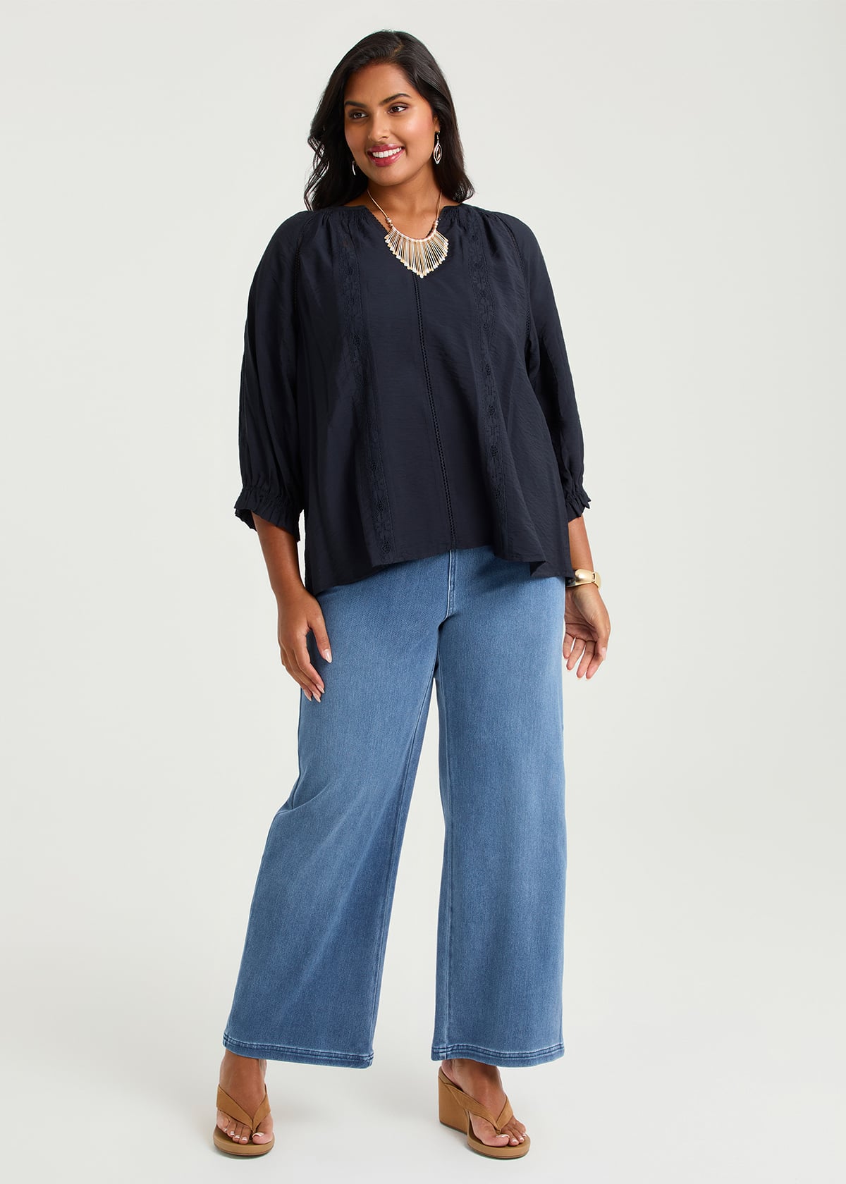 The Travel Wide Leg Jean