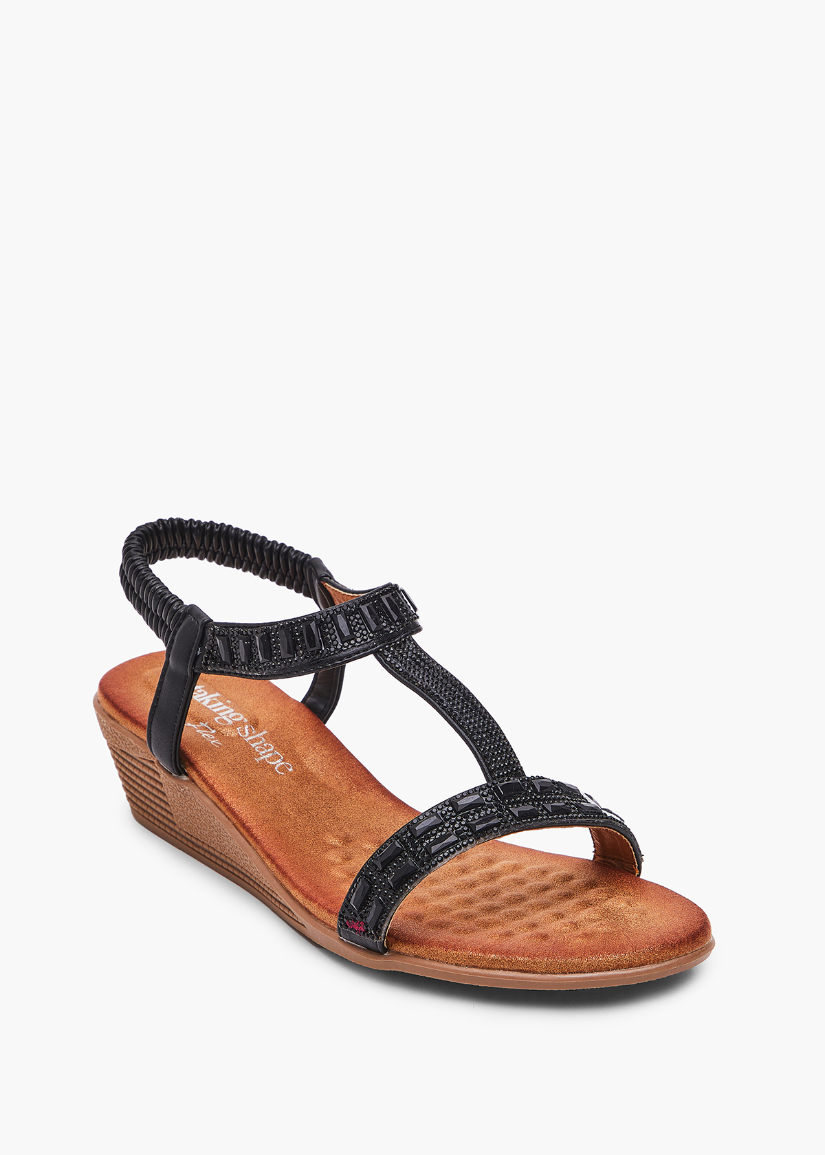 Shop Elevated Bling Wedge Sandal Comfortable Shoes Taking Shape AU