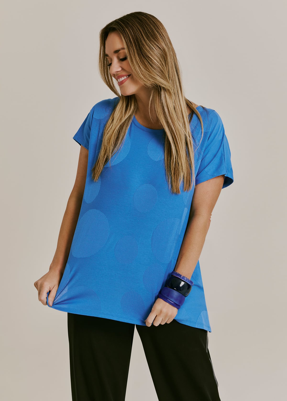 Cotton Multi Spot Top
