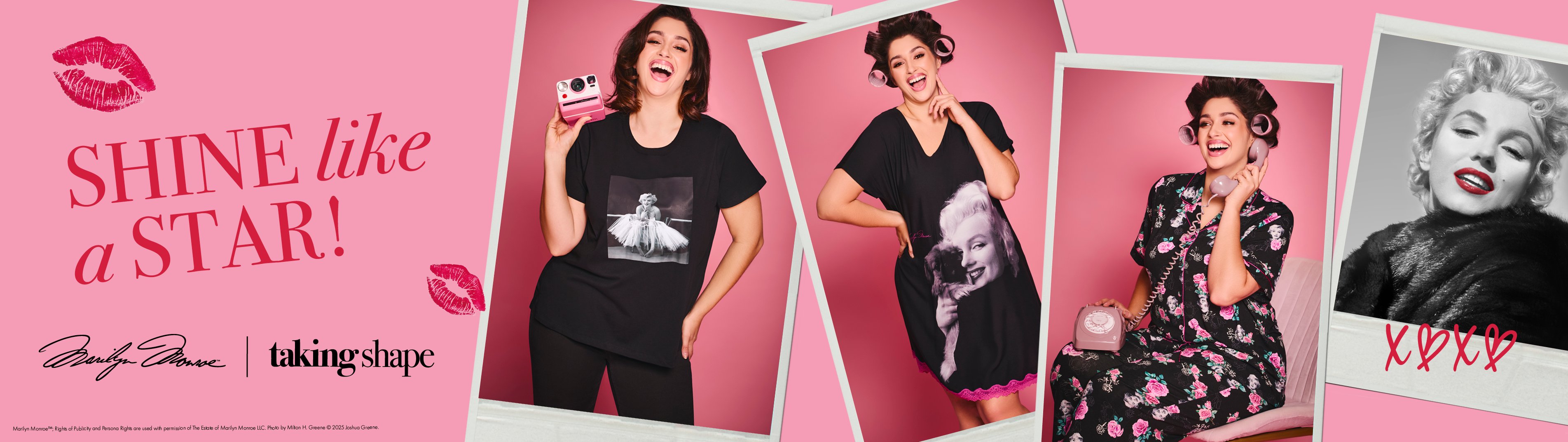 Plus Size Marilyn Monroe T-Shirts & Sleepwear