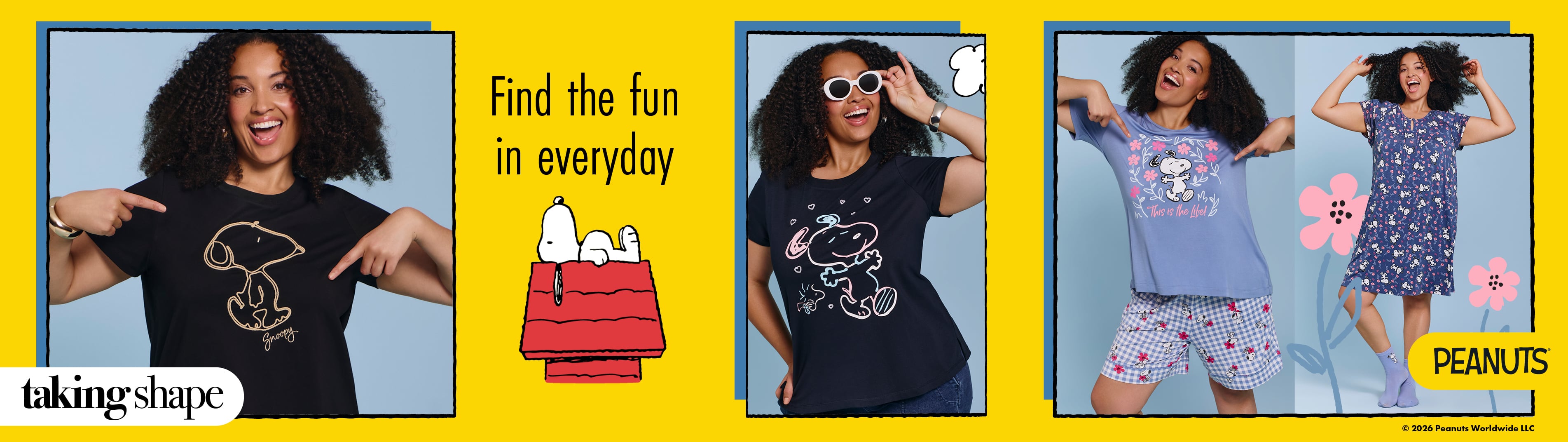 Plus Size Peanuts & Snoopy Edit