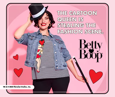 Plus Size Betty Boop Sleepwear & Accessories